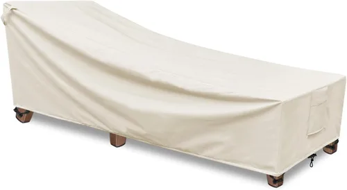 Vista 18 de Funda para tumbona para exteriores, 1 paquete de fundas para sillas de patio, impermeables, 600D, material resistente a la intemperie, protección