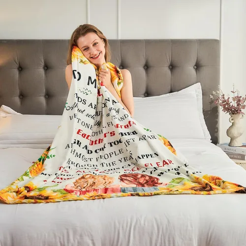 Vista 4 de Manta de franela ultrasuave para mujer, con texto en inglés «To My Bestie», para hermanas, niñas, mejores amigas para sofá, cama, regalo de amistad