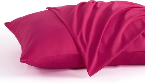 Vista 37 de NTBAY Juego de 2 fundas de almohada estándar, paquete de 2 fundas de almohada de microfibra cepillada de 20x26, suaves, resistentes a las arrugas, a