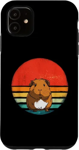Vista 5 de iPhone 14 Guinea Pig Retro Pet Animal Lover Vintage Guinea Pigs Case