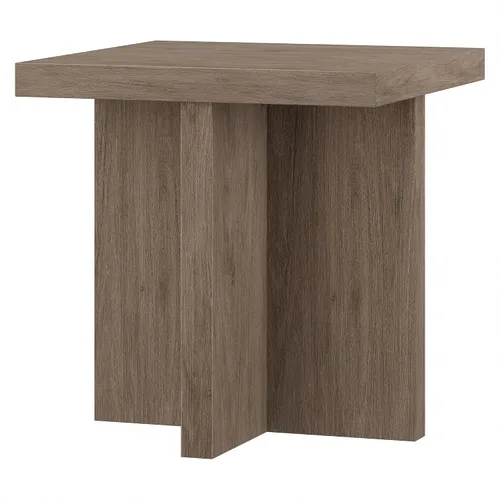 Vista 11 de Henn&Hart - Mesa auxiliar de 22 pulgadas, mesita de noche, mesa auxiliar, color blanco haya