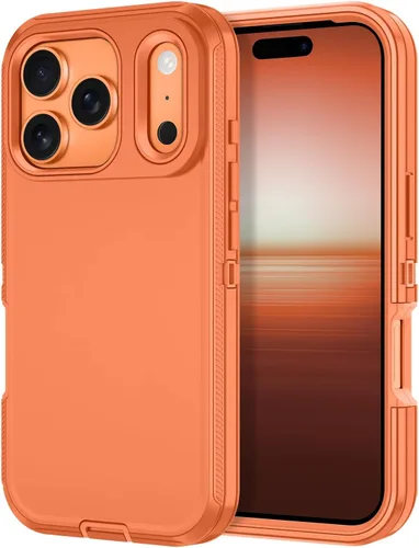 Vista 13 de I-HONVA Funda para iPhone 17 a prueba de golpes, a prueba de polvo y caídas, 3 capas de protección de cuerpo completo [sin protector de pantalla]