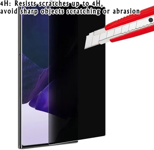 Vista 3 de Protector de pantalla de privacidad, compatible con HUAWEI WATCH Protector de película antiespía [vidrio templado]