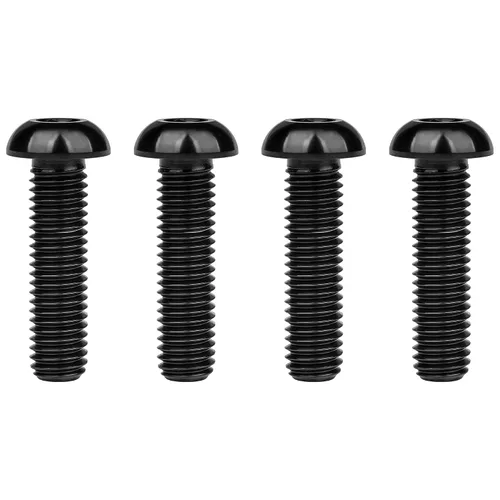 Vista 12 de Tornillos de titanio M8 con cabeza de botón, paquete de 4 (M8x15mm, negro) 15 20 25 30 1.378 in disponible para modificaciones de coches