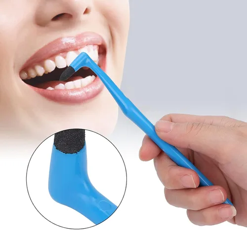 Vista 2 de Removedor de dientes profesional, pulidor de blanqueamiento de dientes, borrador de dientes, herramienta de pulido de limpieza de dientes