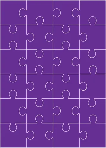 Vista 7 de hinana Marco rectangular de rompecabezas troquelados de metal, plantillas de corte de fondo de rompecabezas rectangulares para manualidades, álbumes