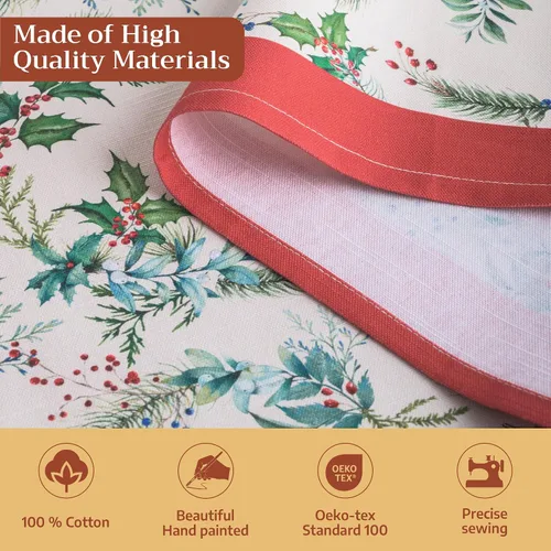 Vista 1013 de Maison d' Hermine Delantales para mujer con bolsillo, 100% algodón (27.50 x 31.50 pulgadas)