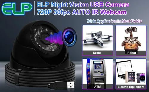 Vista 8 de Cámara Web USB estilo domo, cámaras web Adroid USB con FHD 1080P, 1MP, 1.3MP, 2MP, pequeña cámara USB Mac Linux, cámara estilo domo UVC de alta
