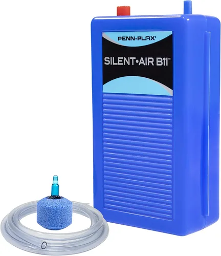 Vista 4 de Penn-Plax Silent - Air Aquarium Air Pump - Designed for Emergencies and Power Outages