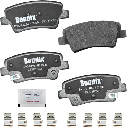 Vista 73 de Bendix Priority1 CFC154 - Juego de pastillas de freno de disco para Avanti II, Century, LeSabre, Regal, Riviera, chasis comercial, DeVille