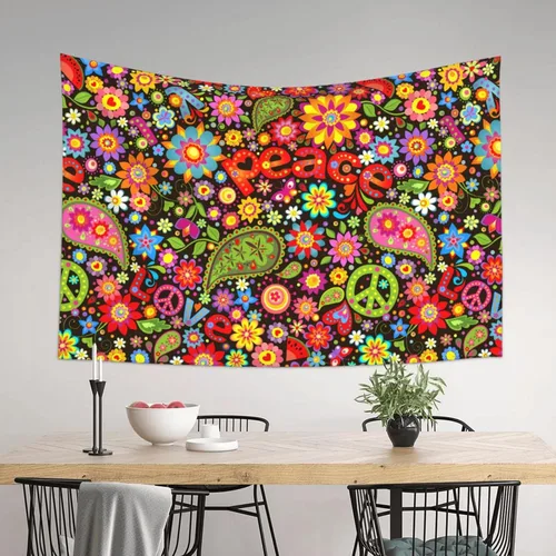 Vista 12 de KOSUES Tapiz de labios de beso rosa intenso de los 80 para colgar en la pared, fondo de pared para habitación, póster de arte estético