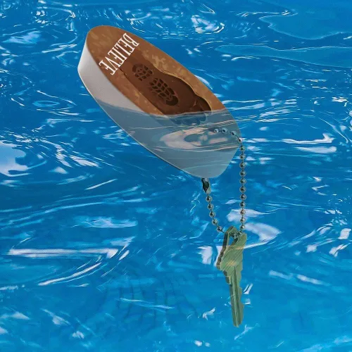 Vista 3 de GRAPHICS & MORE Bigfoot Sasquatch Believe - Llavero flotante de espuma ovalada para barco de pesca, boya