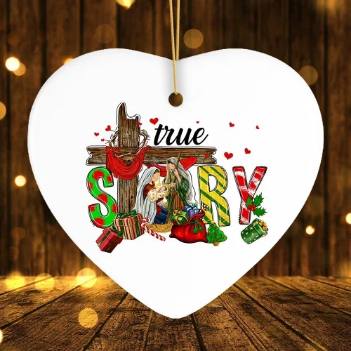 Vista 26 de Adornos de Navidad con temática religiosa, decoraciones de Natividad y Jesucristo