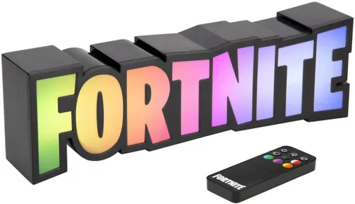 Vista 3 de Paladone Fortnite RGB Logo Light con mando a distancia - Con licencia