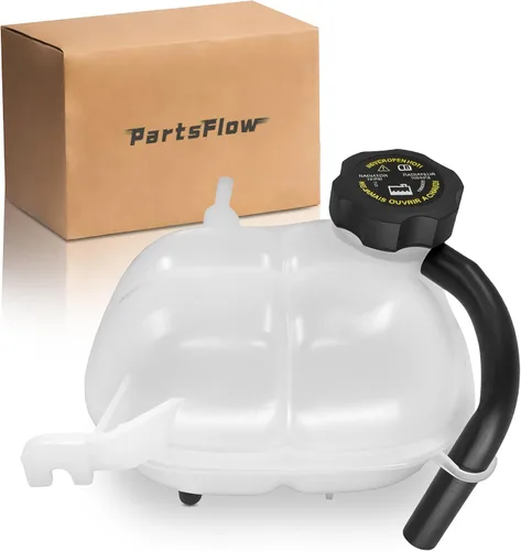 Vista 15 de PartsFlow Tanque de depósito de refrigerante con tapa compatible con Chevrolet Silverado GMC Sierra Cadillac Escalade Yukon 603-054 22797286