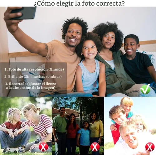 Vista 3 de EGUEGU Kits de pintura artística de diamantes personalizados para adultos – Pintura de perforación personalizada 5D para hacer tu propia foto
