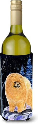 Vista 81 de Caroline's Treasures SS8447CC Starry Night English Bulldog - Enfriador para latas o botellas, lavable, funda plegable con aislamiento para bebidas