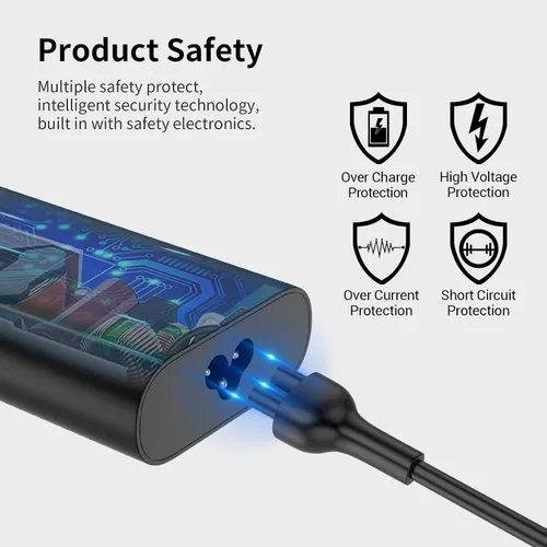 Vista 7 de Cargador para portátil USB C de 90 W compatible con Dell Latitude 5480 5490 5580 7490 7480 7390 XPS 13 9380 9370 9365 9360 XPS 15 9560 LA90PM170