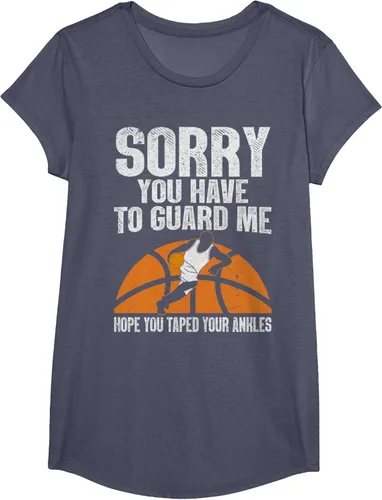 Vista 14 de Camiseta divertida de baloncesto para hombres y mujeres, Negro
