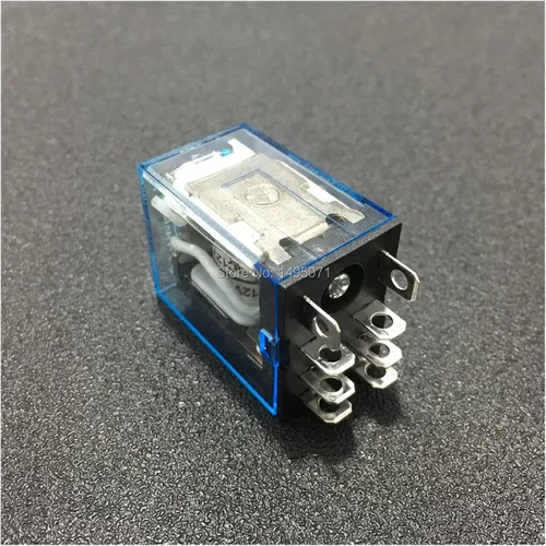 Vista 4 de Relay 1pcs LY2NJ 12VDC 24VDC 110VAC 220VAC Coil Power Mini General Purpose 8 Pins DPDT 10A LY2N-J HH62P JQX-13F LY2(DC 12V)