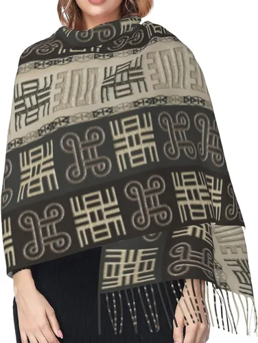Vista 4 de Bufandas para mujer, bufanda de cachemira con flecos, chal cálido de invierno para vestidos de noche, regalos de boda, dama de honor