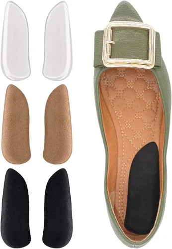 Vista 7 de Dr. Foot's - Plantillas correctivas de supinación y sobrepronación para zapatos, plantillas de cuña de talón medial y lateral para alineación