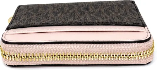 Vista 5 de Michael Kors Jet Set Travel - Funda de viaje con cremallera Rosa de seguridad Funda tipo cartera para tarjetas