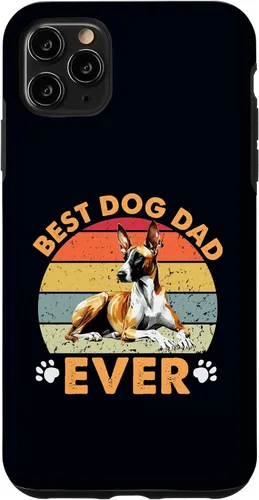 Vista 11 de iPhone 15 Best Podenco Canario Dog Dad Ever Funny Dogs Owner Retro Case