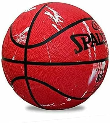 Vista 2 de Spalding Bola de baloncesto de mármol tamaño 7 para mujeres Baloncesto al aire libre sin bomba