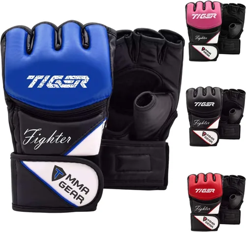 Vista 10 de Guantes MMA Grappling Muay Thai Boxeo Entrenamiento Artes Marciales Sparring