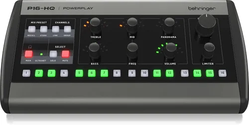 Vista 2 de Consola de Monitoreo Personal Digital Behringer Powerplay P16-HQ de 16 Canales