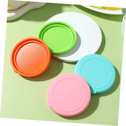 Vista 8 de Fundas de almacenamiento de alimentos, tapas redondas de silicona, aptas para microondas, repuesto para tapas de tazones y tarros