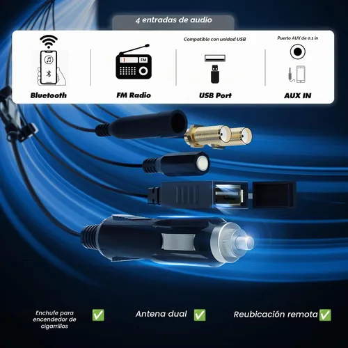 Vista 7 de GoHawk Barra de sonido UTV de 35 pulgadas y 10 altavoces con subwoofer, barra de sonido RGB ATV