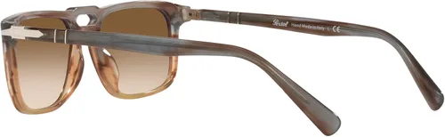 Vista 5 de Persol PO3273S - Gafas de sol rectangulares Gris Gradiente Verde RayasGris Claro Gradiente Gris Oscuro