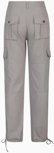 Vista 4 de Pantalones cargo ajustados para mujer, casuales, de cintura alta, para trabajo, pantalones largos de cintura alta, rectos, para senderismo, al aire