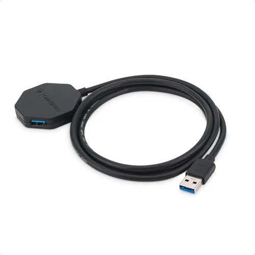 Vista 8 de Cable Matters Hub USB Ultra Mini de 4 puertos con cable de extensión largo de 4 pies, concentrador USB 3.0 con múltiples puertos para una velocidad