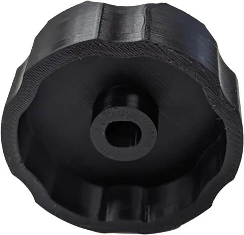 Vista 2 de Disco de control de ventilador Lasko de repuesto, más fuerte que el original, excelente ajuste, 1 perilla, negro