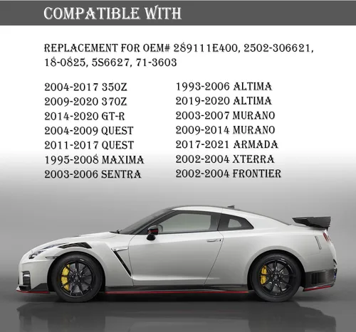 Vista 7 de Sensor de líquido para limpiaparabrisas de automóvil, sensor de líquido para limpiaparabrisas compatible con Nissan 350Z 370Z GT-R Quest Maxima