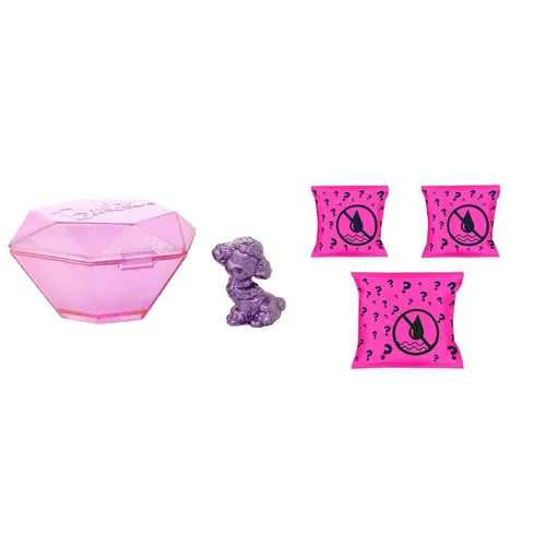 Vista 3 de Mattel - Barbie Color Reveal Pets Glitter Series, un color sorpresa revelado con cada transacción