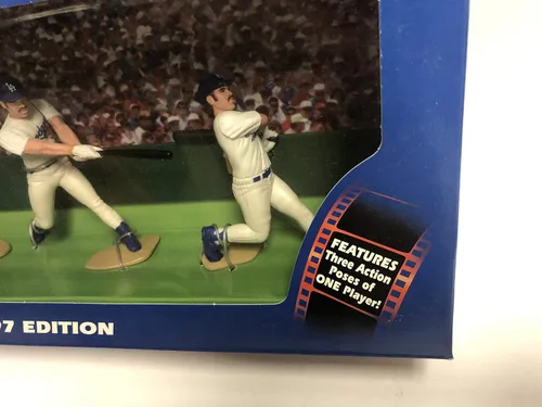 Vista 3 de Mike Piazza Los Angeles Dodgers FREEZE FRAME juego de figuras de acción 1997 SLU Edition