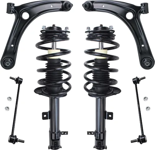 Vista 123 de Detroit Axle - Kit de brazos de control delantero para Chevy Silverado 1500 GMC Sierra 1500 GMC Sierra 1500 Avalanche Yukon Tahoe Escalade ESV EXT