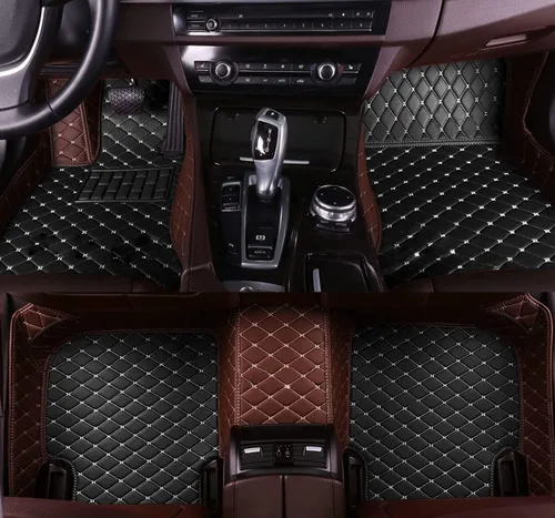 Vista 16 de Tapetes personalizados de cuero sintético para el 98 % de los sedán, SUV, deportivos, cobertura completa, lindas alfombras de automóvil para hombres