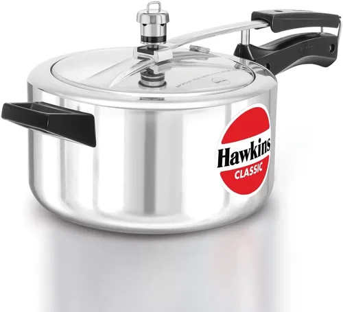 Vista 15 de Ollas de presión de aluminio Hawkins Classic, Plateado