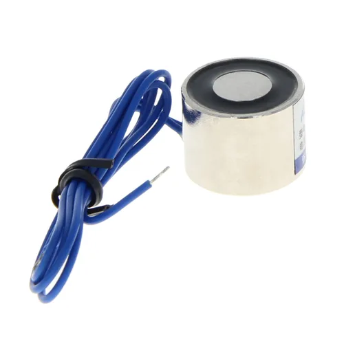 Vista 11 de Heyiarbeit 12V DC 50N Imán de elevación eléctrica electroimán solenoide Ascensor Holding 25mmx20mm