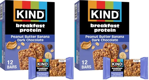 Vista 11 de KIND - Barras de proteína para el desayuno, mantequilla de almendras, snacks saludables, libres de gluten, con 8g de proteína, 6