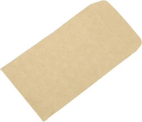 Vista 7 de Tyenaza Paquete de 100 bolsas de papel kraft de 6 x 11 pulgadas para almacenamiento de semillas, sobres en blanco, bolsas de papel para semillas