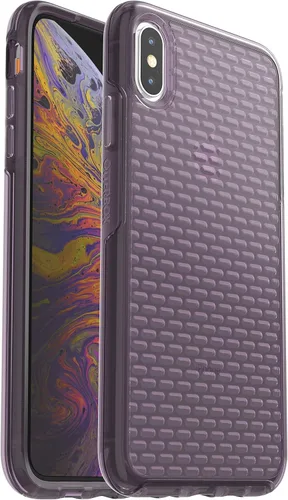 Vista 9 de OtterBox - Funda ultradelgada para iPhone X y XS (solamente) - Funda protectora transparente con acento de fieltro de lujo (magenta cristalino)