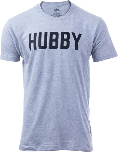 Vista 8 de Hubby Funny Dad Joke Groom Humor Matrimonio Aniversario Marido Saying Cute Dude Honeymoon Camiseta para hombre