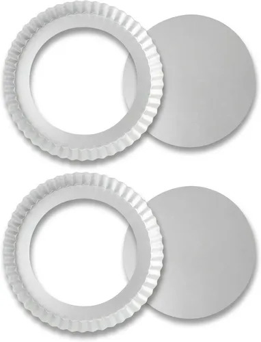 Vista 10 de Juego de 4 latas hemisféricas para pasteles de 2 pulgadas con bases, moldes para pasteles de bolas, molde de aluminio para pasteles hemisferios
