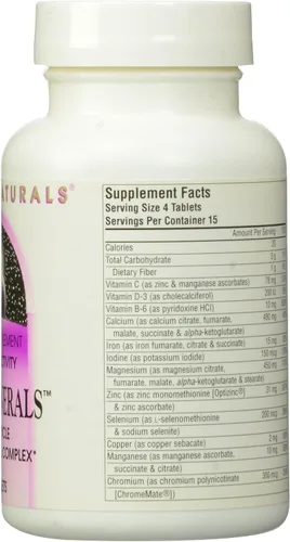 Vista 2 de Source Naturals Life Minerals, Krebs Cycle Complejo Multi-Mineral,60 Tabletas